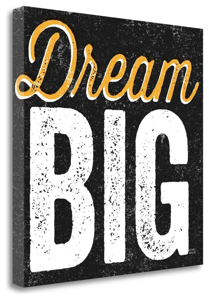 "Dream Big" By Michael Mullan,Ready to Hang Giclee Print on Gallery Wrap Canvas
