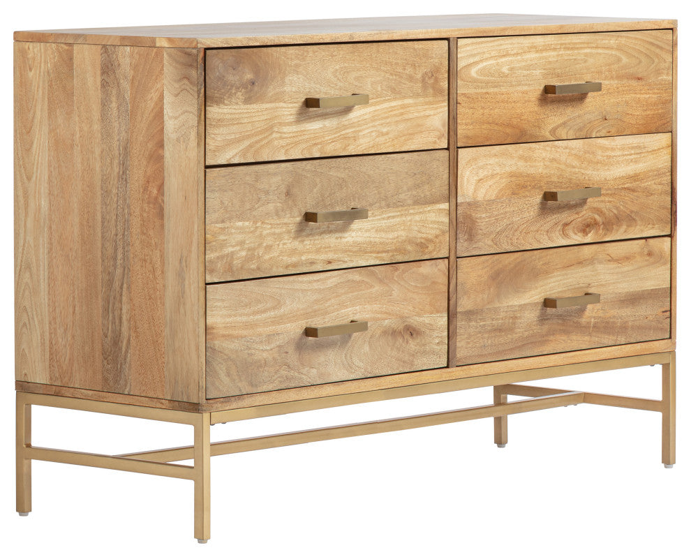 Leah Chest of Drawers, Natural