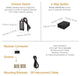 Lightkiwi T1228 12" Warm White Modular LED Under Cabinet Lighting 3-Panel Kit