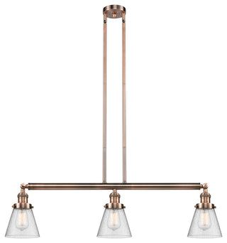 Innovations Lighting 213-Ac-S-G64-Led 3 Light Dimmable Led Island Light