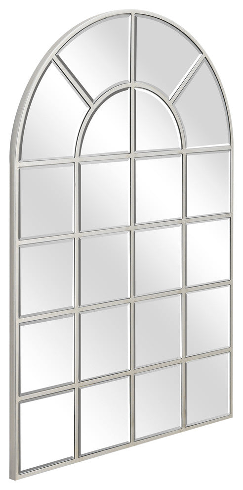 Beveled Arch Window Wall Mirror, 0.25" Beveled Edge, 44"x30" Bathroom Mirror
