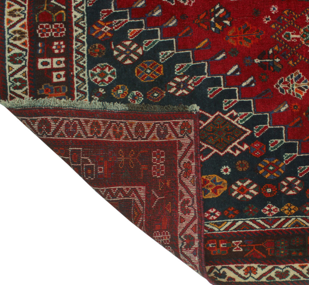 Fine Vintage Distressed Brylee Red Rug