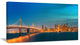 "San Francisco Skyline At Night" Cityscape Canvas print, 1 Panel, 60"x28"