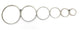 HomeRoots 12" x 47" x 1" Silver, Bubble-Like Circles, Mirror - Wall Decor