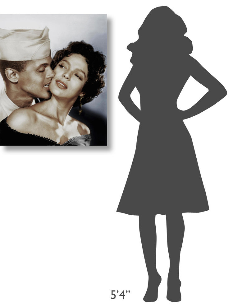"Harry Belafonte with Dorothy Dandrige" Canvas Giclee, 24"x30"