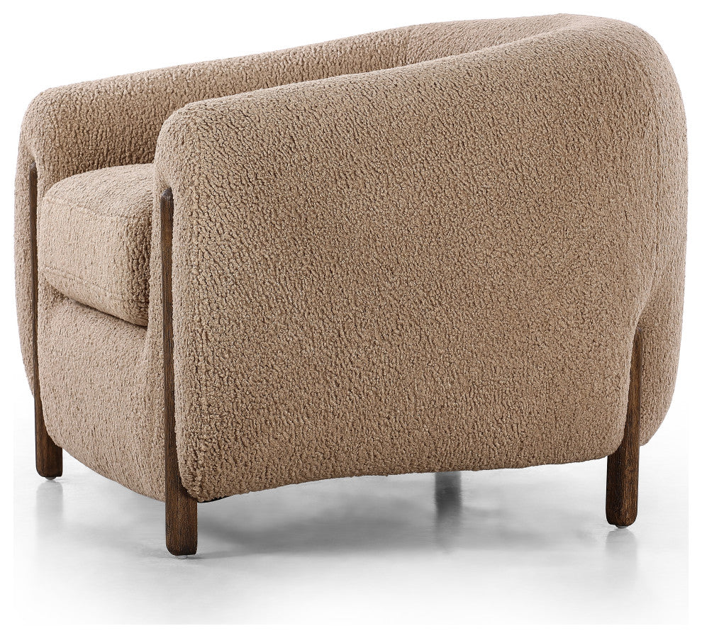 Lyla Chair-Sheepskin Camel