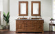 Mykonos 72" Double Vanity, Cinnamon, Gray Expo Quartz Top