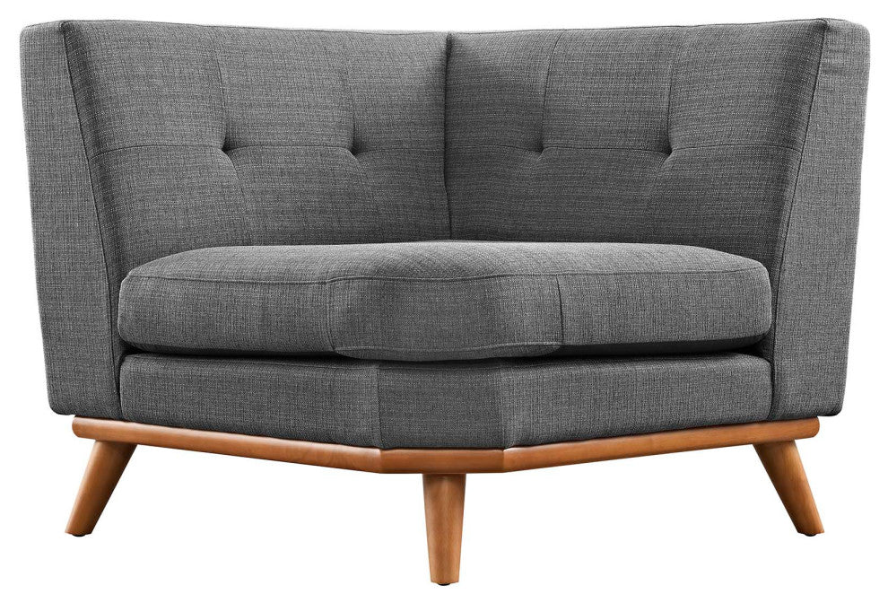 Modway Engage Corner Sofa, Gray