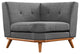 Modway Engage Corner Sofa, Gray