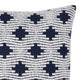 Pizzazz Indigo Lumbar Indoor/Outdoor Performance Pillow, 12"x20"