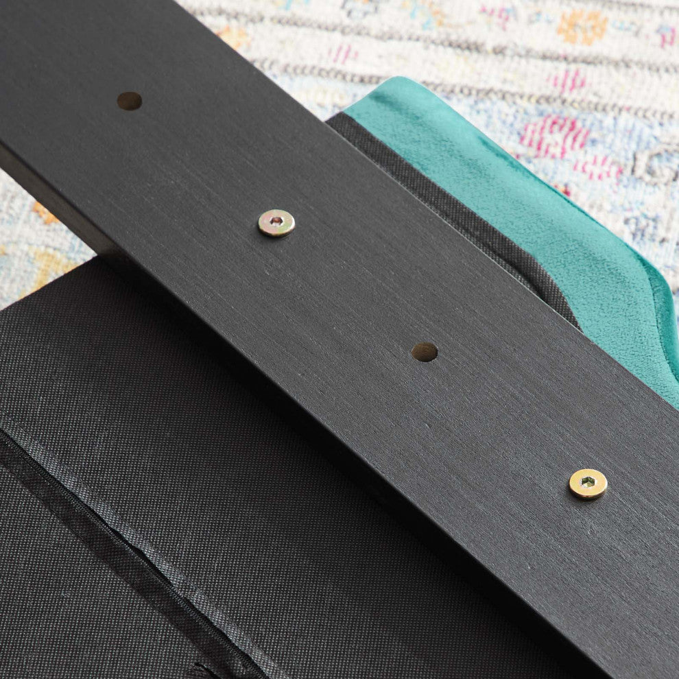 Diana Tufted Performance Velvet Full/Queen Headboard Teal