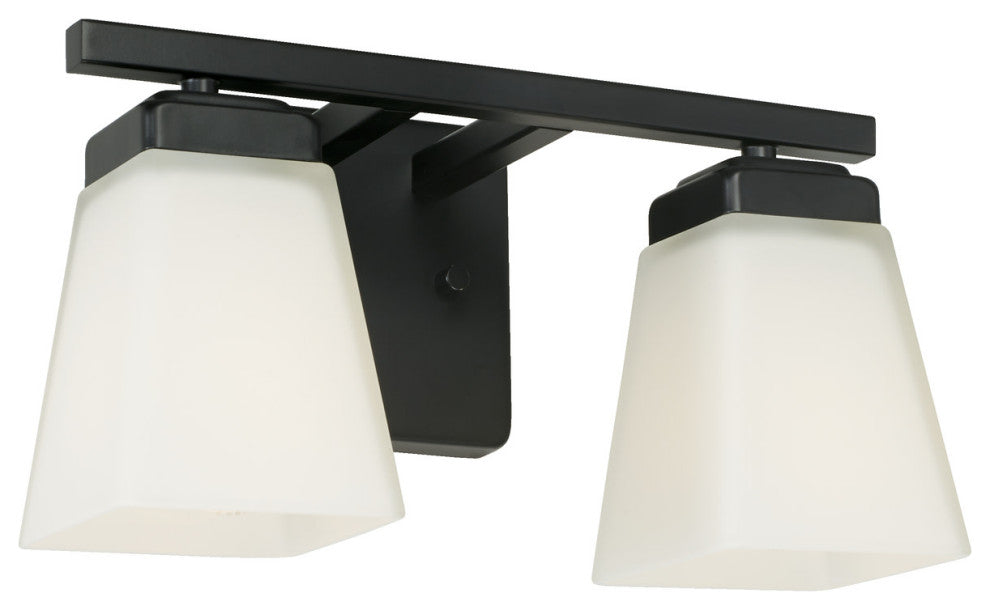Capital Lighting 114421-334 Baxley 2 Light 13"W Bathroom Vanity - Matte Black