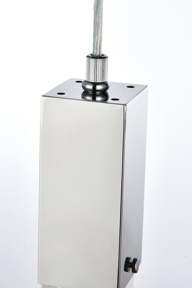 Home Living 20" Chandelier, Black