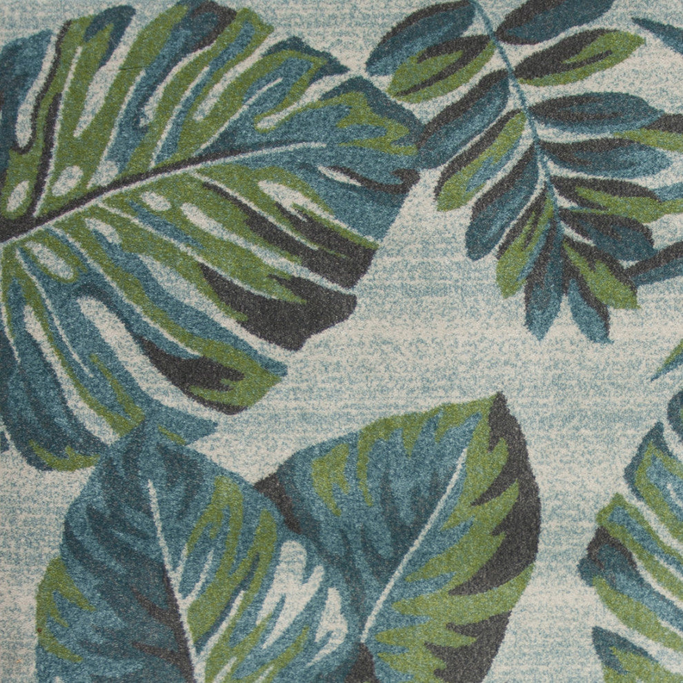 KAS Stella 6253 Teal/Green Nassau Area Rug, 7'10"x10'10"