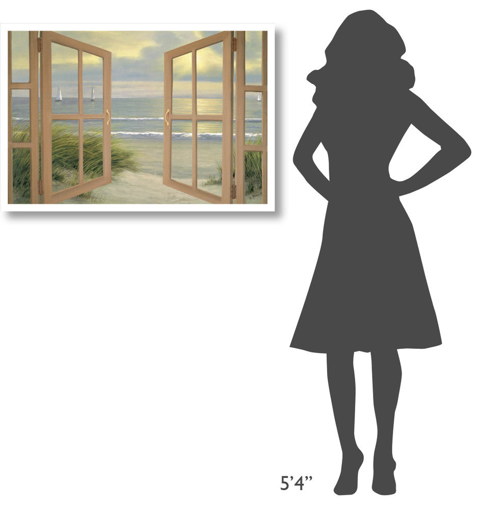 "Gentle Breeze through Door" Digital Paper Print by Diane Romanello, 38"x26"