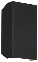 Access Lighting 20018LEDDMG Amora 2 Light 10" Tall LED Wall - Black