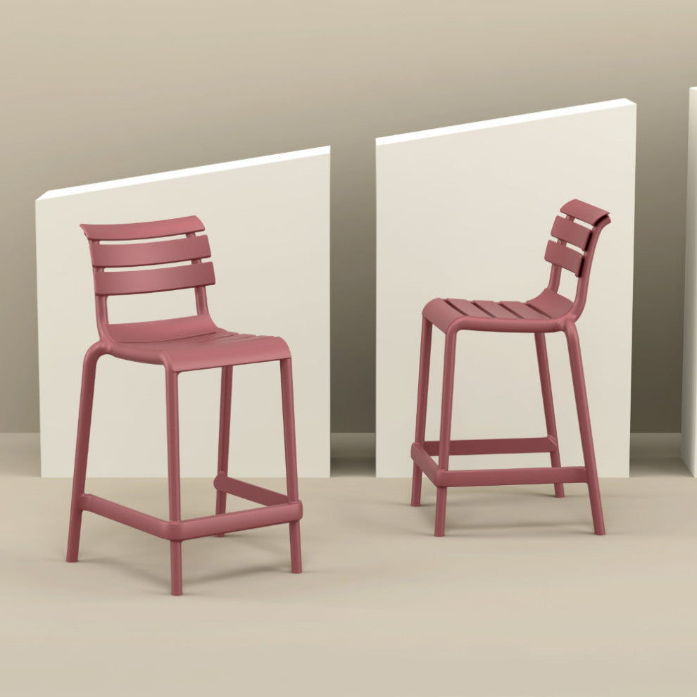 Helen Counter Stool Marsala, Set of 2