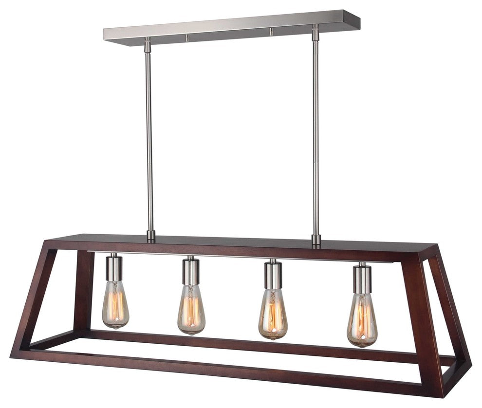 Woodbridge Lighting Walden Wood Island Fixture, STN
