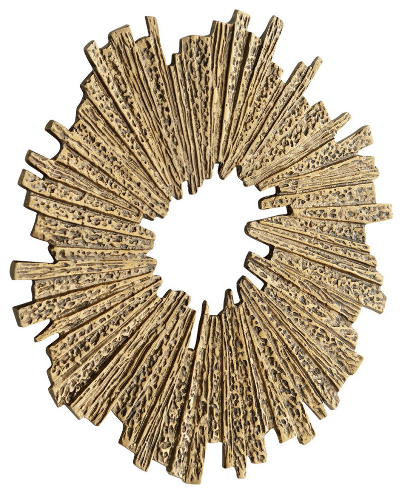 Cyan Large Abra Wall Decor 11302, Antique Brass