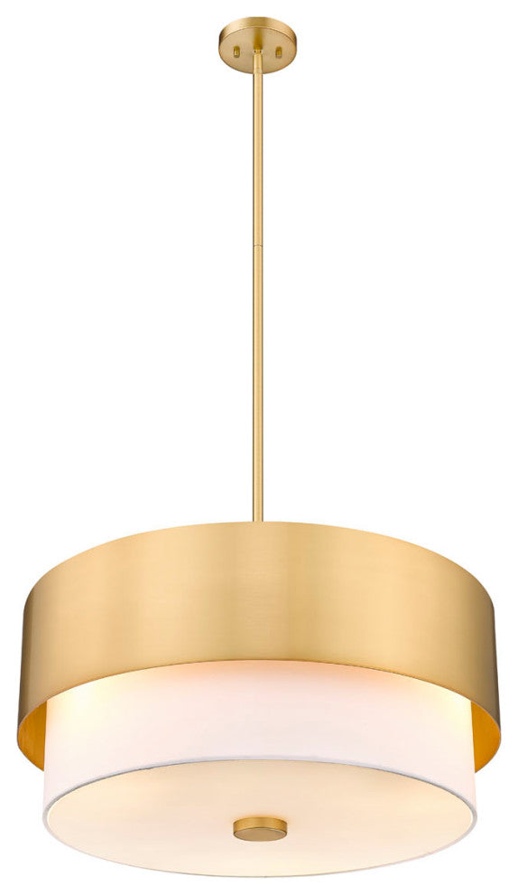 Z-Lite 495P18 Counterpoint 3 Light 18"W Pendant - Matte Black