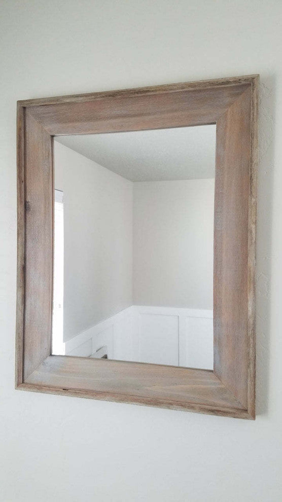 Bountiful Mirror, 24"x30", Beachwood