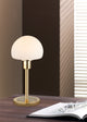 Wilhelm LED Table Lamp Wth Glass, Satin Brass