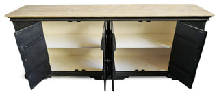 Salvaged Black & Tan Sideboard