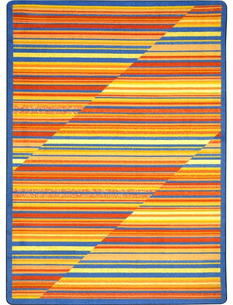 Kid Essentials Rug, Rhythm, Sunset, 5'4"x7'8"