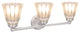 62172-1, 3-Light Bathroom Vanity Wall Light Fixture, Satin Nickel