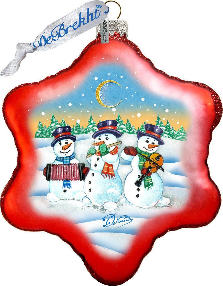 Village Celebration Snowflake Ornament