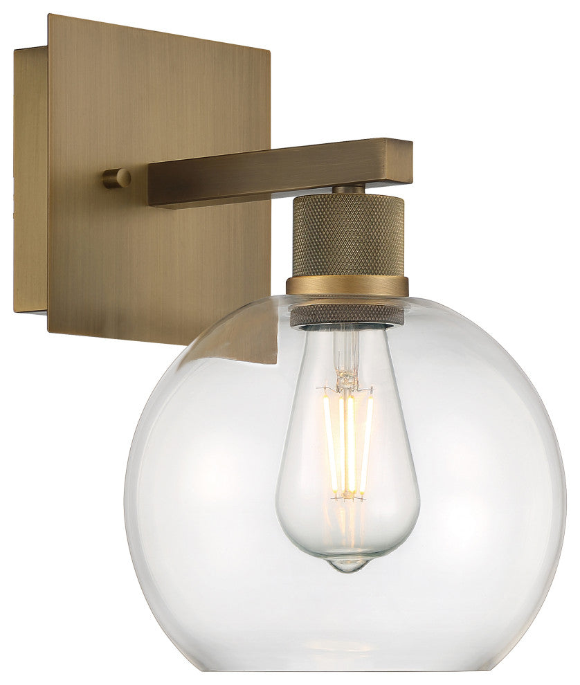 Access Lighting 63145LEDDLP/CLR Port Nine 13" Tall LED Wall - Antique Brushed