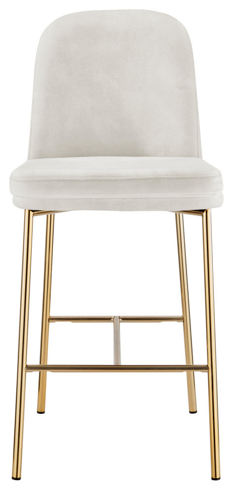 Keisha Counter Stool, Set of 2, Arcadia Cream, Velvet