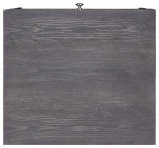 81172 End Table, Gray Oak and Chrome