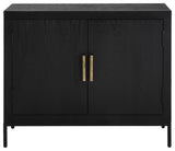 Uttermost Front Range Dark Oak 2 Door Cabinet