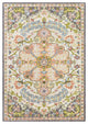 Surya New Mexico NWM-2340 7'10" Round Rug, Charcoal/Cream/White/Green/Green/Blue