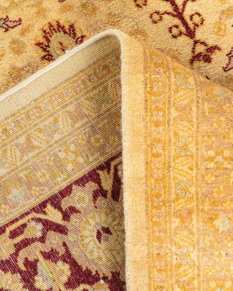 Panglong One-of-a-Kind Hand-Knotted Area Rug Ivory, 8'1"x10'0"