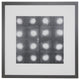 Charcoal Tie Dye # 1, Gray Moulding