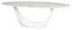 Montana White Ceramic Dining Table, HGNE277