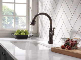 Traditional Kitchen Faucet, Pull Out Dual Function Spray Head, Venetian Bronze
