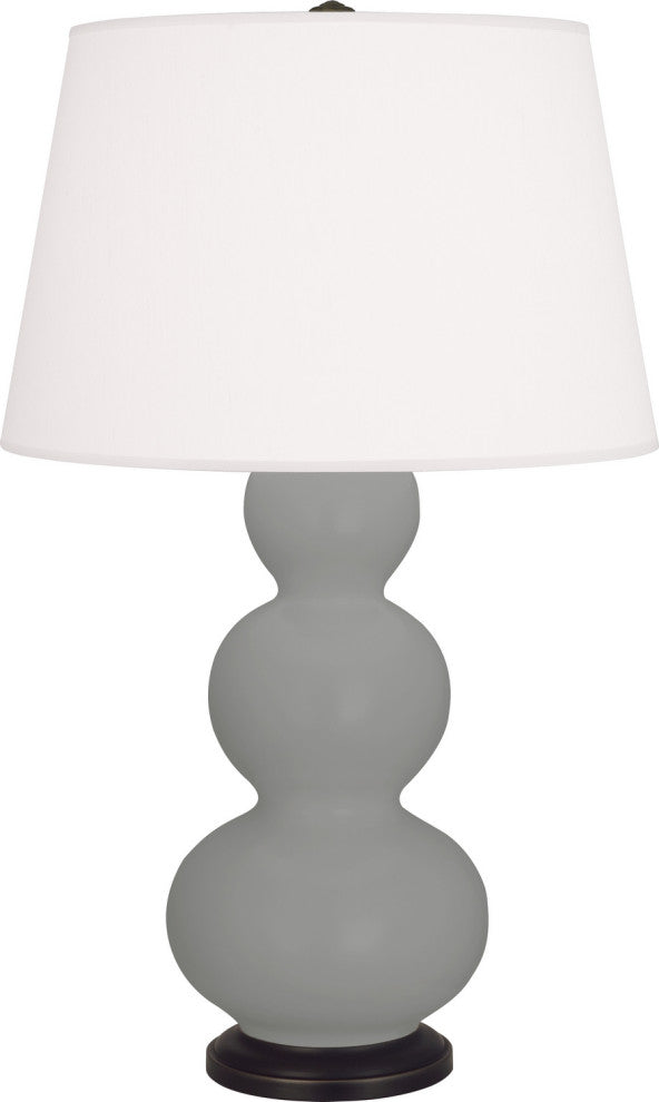 Robert Abbey RA-MST41 1-Light Table Lamp, Triple Gourd