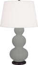 Robert Abbey RA-MST41 1-Light Table Lamp, Triple Gourd