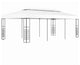 vidaXL Gazebo Marquee 236.2"x118.1" White