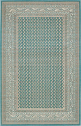 Unique Loom Teal Allover Williamsburg 5'x8' Area Rug