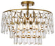 Murphy 18" Flush Mount, Brass