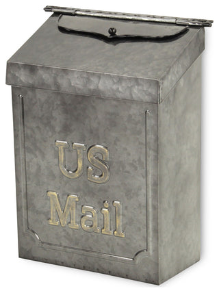 Wiselle Glossy Galvanized Mail Box