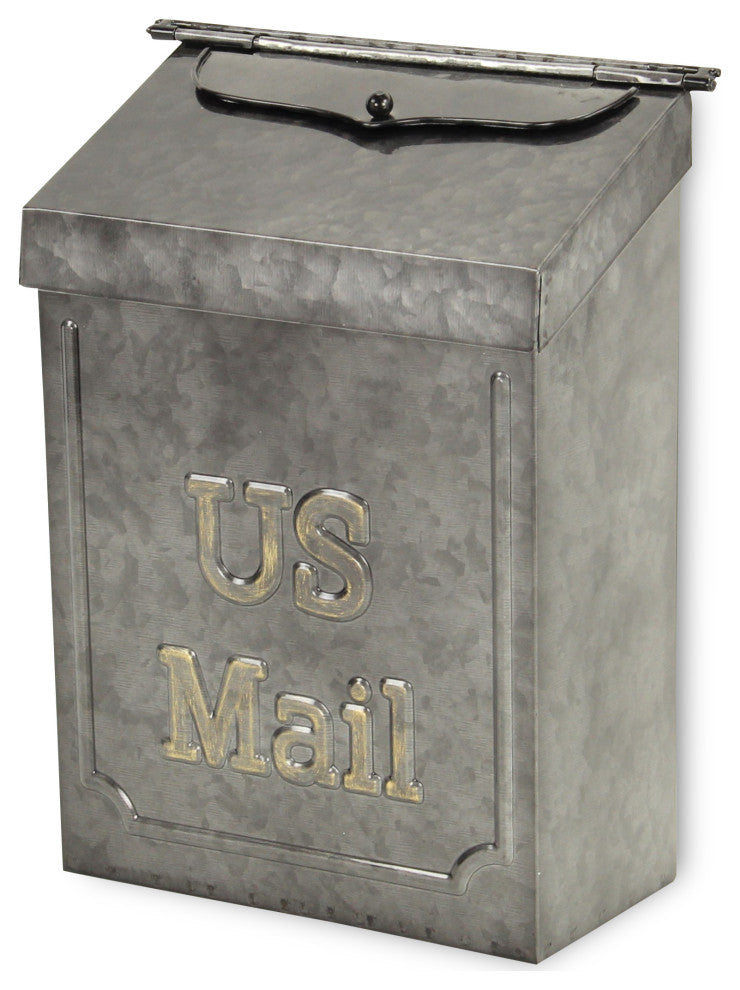 Wiselle Glossy Galvanized Mail Box