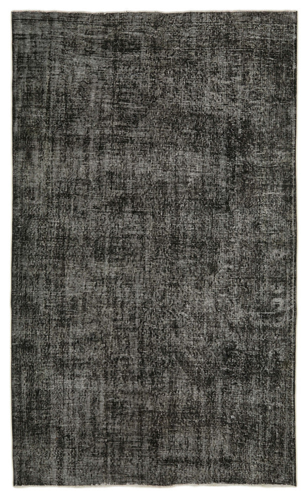 Rug N Carpet - Handwoven Oriental 6' 1'' x 9' 9'' Distressed Over-dyed Rug