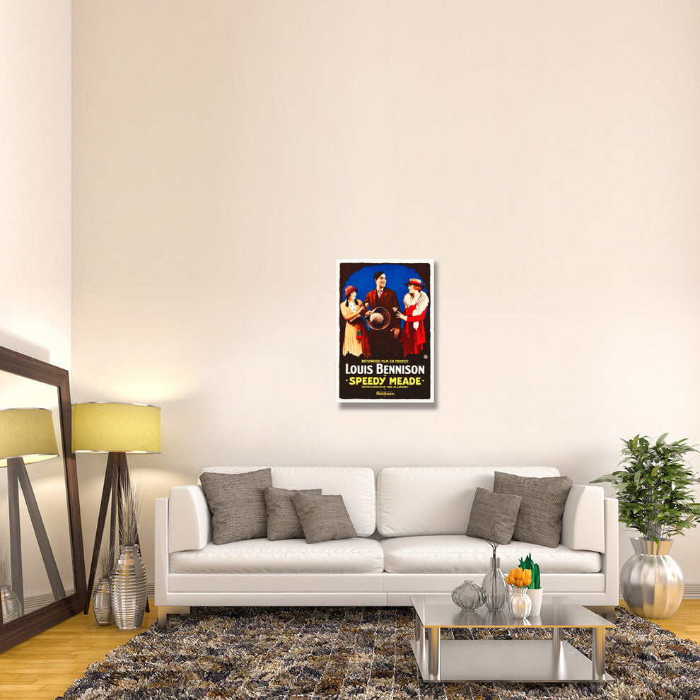 "Speedy Meade" Stretched Canvas Giclee by Hollywood Photo Archive, 24x36"