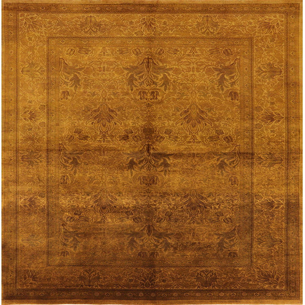 Ahgly Company Indoor Square Mid-Century Modern Area Rugs, 3' Square