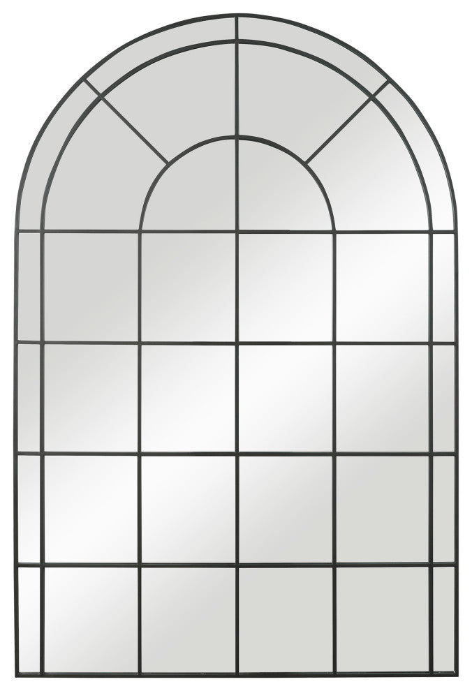Grantola Black Arch Iron Mirror